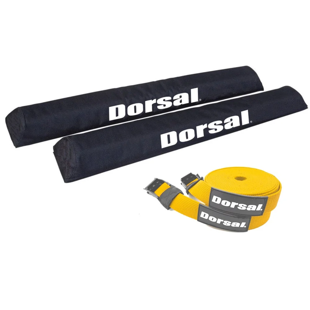 DORSAL Aero Roof Rack Pads with 15 ft Surf Straps - Pack of 4 for Car Surfboard Kayak SUP Long - Image 6