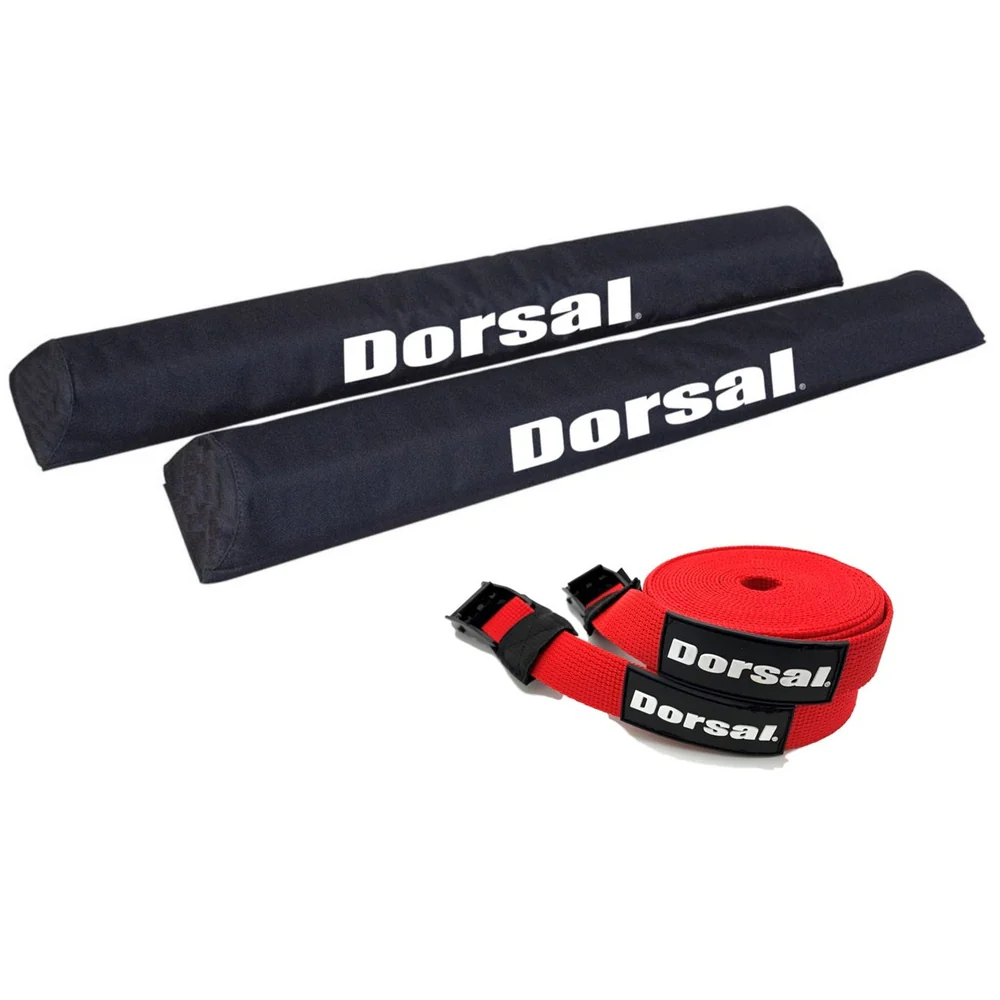 DORSAL Aero Roof Rack Pads with 15 ft Surf Straps - Pack of 4 for Car Surfboard Kayak SUP Long - Image 7