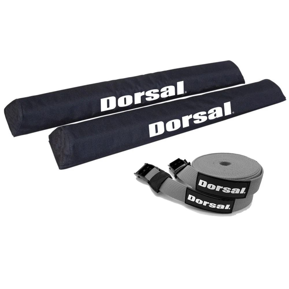 DORSAL Aero Roof Rack Pads with 15 ft Surf Straps - Pack of 4 for Car Surfboard Kayak SUP Long - Image 8