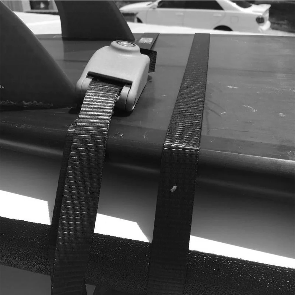 DORSAL Surf Locking Straps Theft Resistant Reinforced Roof Rack Pad Tie Downs - Image 3