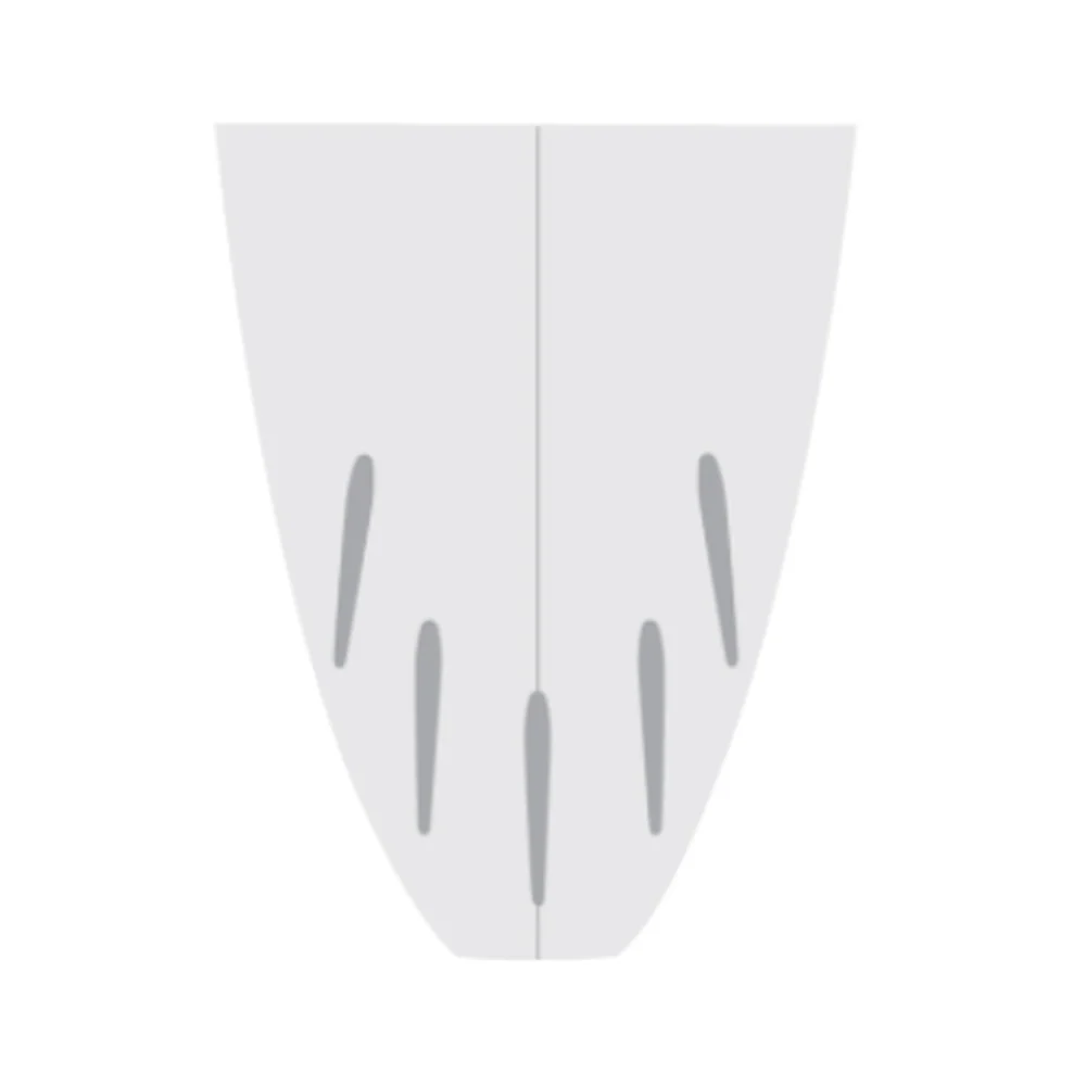 DORSAL Surfboard Fin Box Set with Screws [Black - White] - Image 3