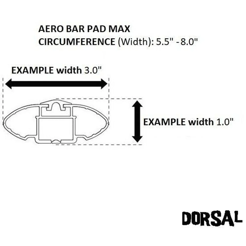 DORSAL Aero Roof Rack Pads 28 Inch Wide with Locking Straps - Pack of 4 for Car Surfboard Kayak SUP Long - Image 5