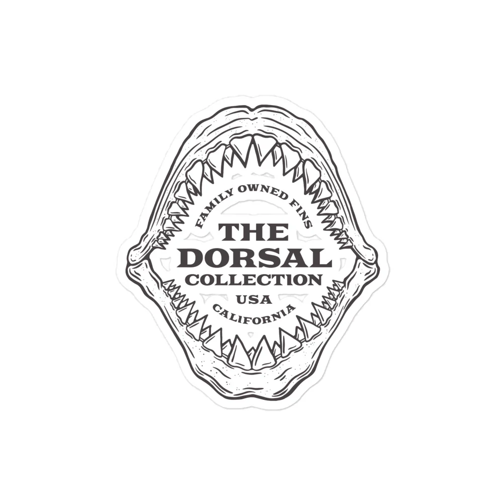 DORSAL Jaws Bubble-free stickers - Image 3
