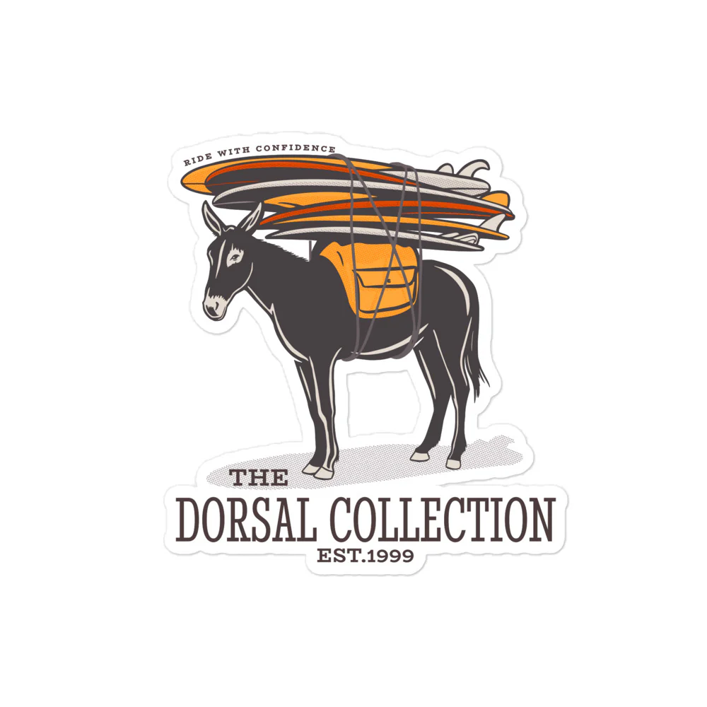DORSAL Mule Bubble-free sticker - Image 3