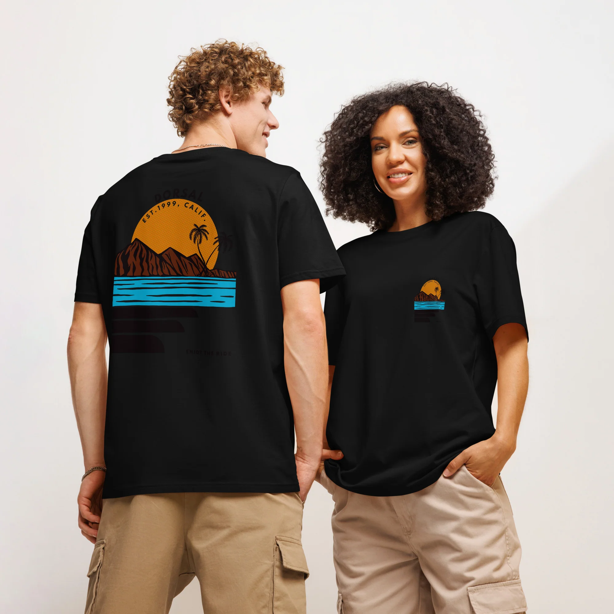 DORSAL Organic Ribbed Neck T-Shirt - Image 3