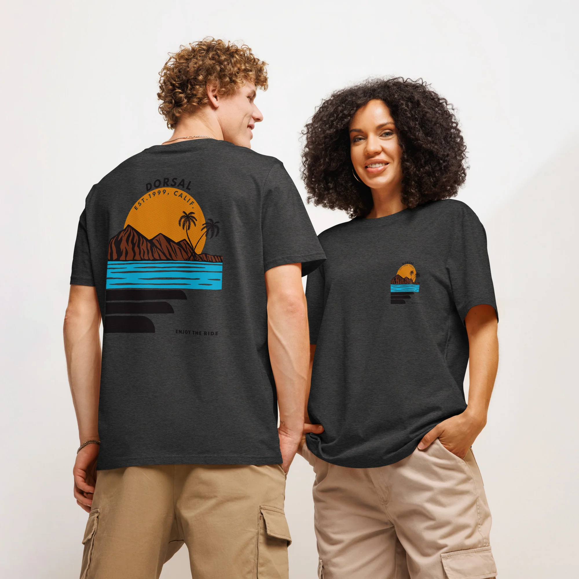 DORSAL Organic Ribbed Neck T-Shirt - Image 5