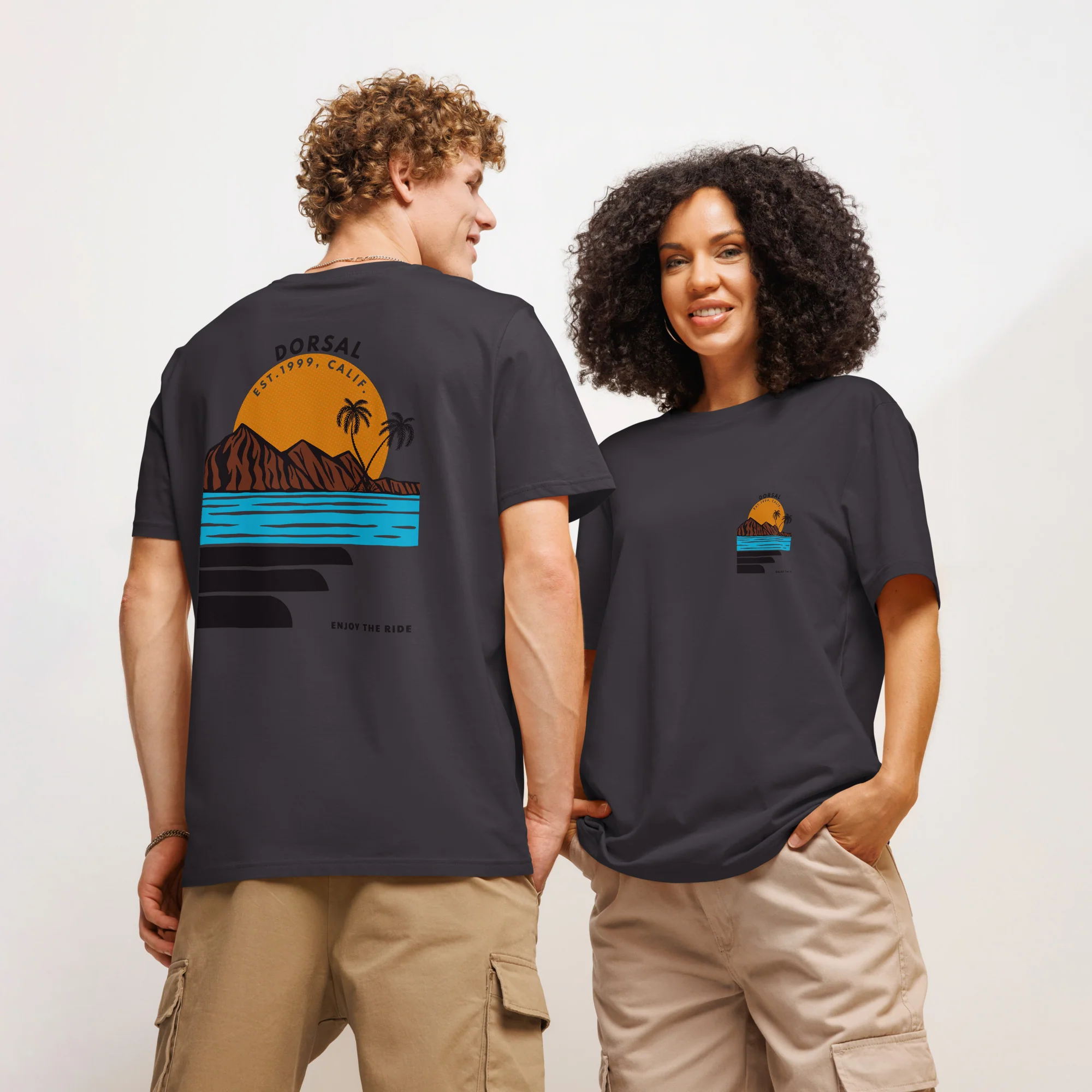 DORSAL Organic Ribbed Neck T-Shirt - Image 6