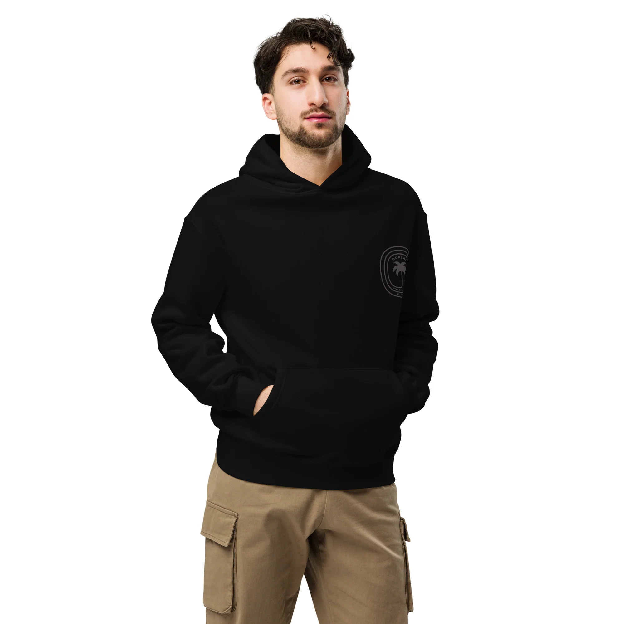 DORSAL Palm Non-Fade Unisex Pull Over Hoodie - Image 3