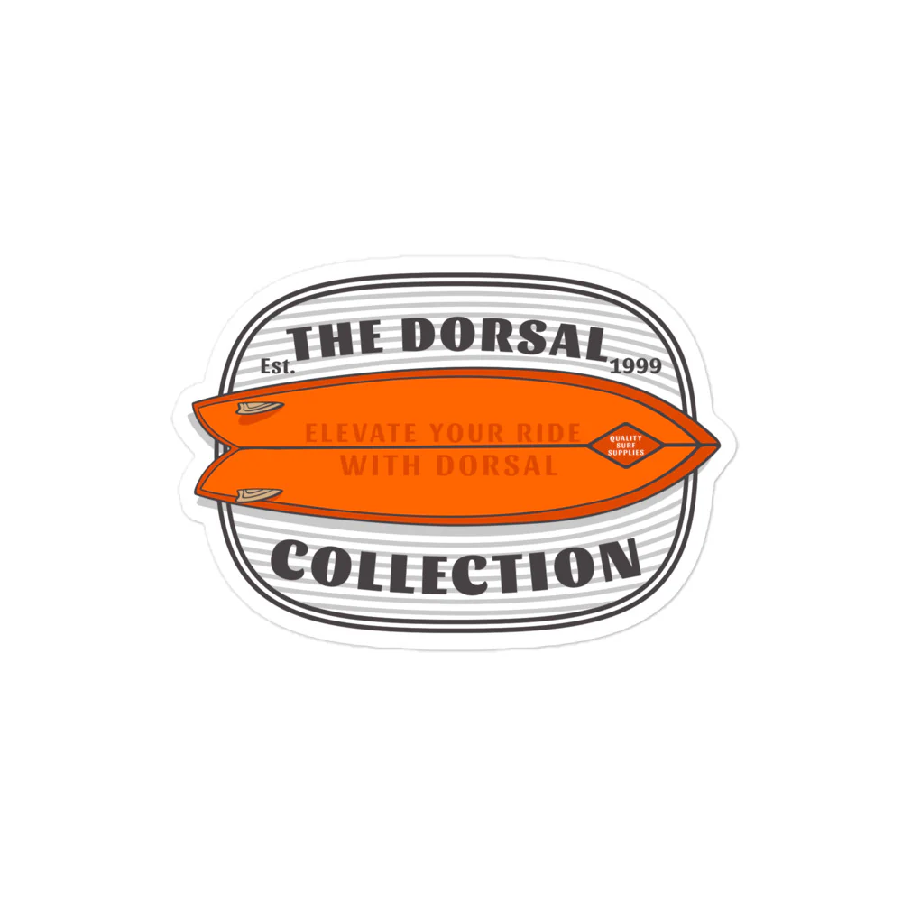 DORSAL Surfboard Bubble-free stickers - Image 3