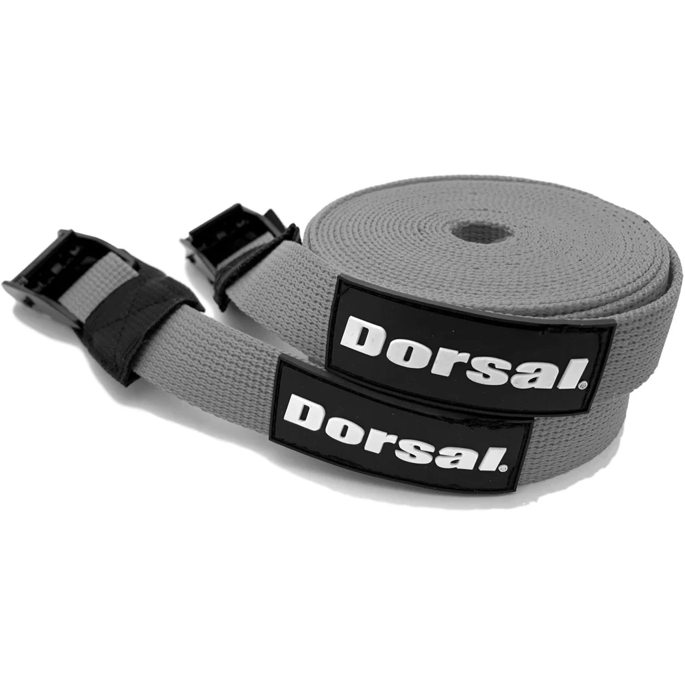 Dorsal Tie Down Straps for Roof Rack Pads Crossbars - Pack of 2 holds Surfboards Kayaks Canoes Paddleboards - Image 9