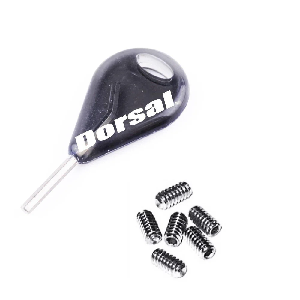 DORSAL Surfboard Fins Thruster 3 Fin Box Set Plugs with Key and Screws FCS Compatible - Image 2