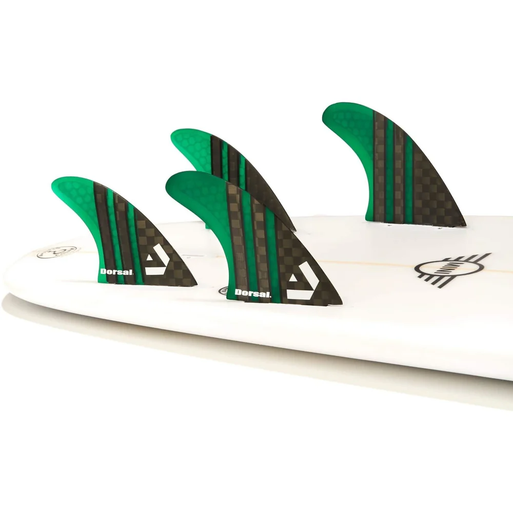 DORSAL Surfboard Fins Quad 4 Set FCS Compatible - Image 2