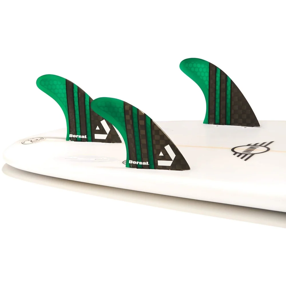 DORSAL Surfboard Fins Thruster 3 Set FCS Compatible - Image 2