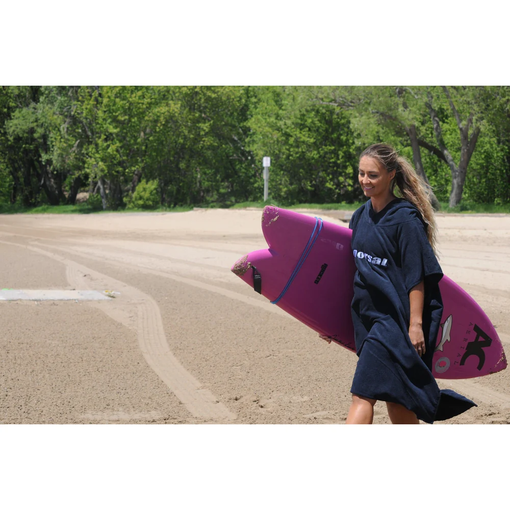 DORSAL Thick Microfiber Surf Poncho Robe for Wetsuit Changing Towel - Image 4