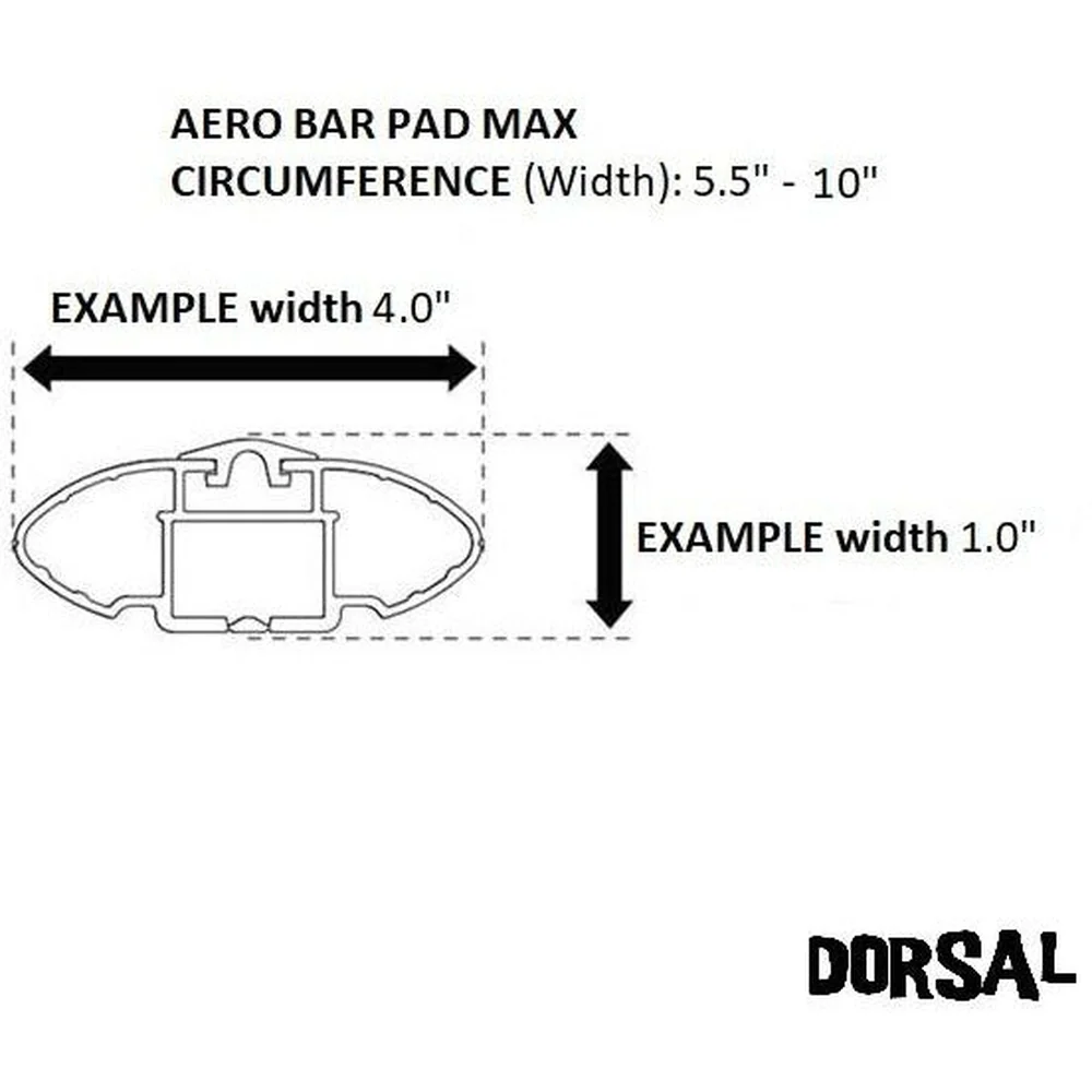 DORSAL Sunguard (No Fade) Aero Roof Rack Pads and 15 ft Straps - Pack of 4 for Car Surfboard Kayak SUP Snowboard - Image 6