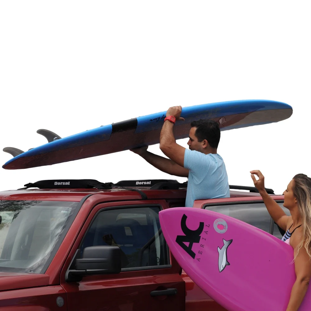 DORSAL Surfboard Car Soft Racks - Padded System, Easy Setup Any Car, ‘No Scratch’ Buckles - Strap Up to 3 Boards on Car Roof - Image 5