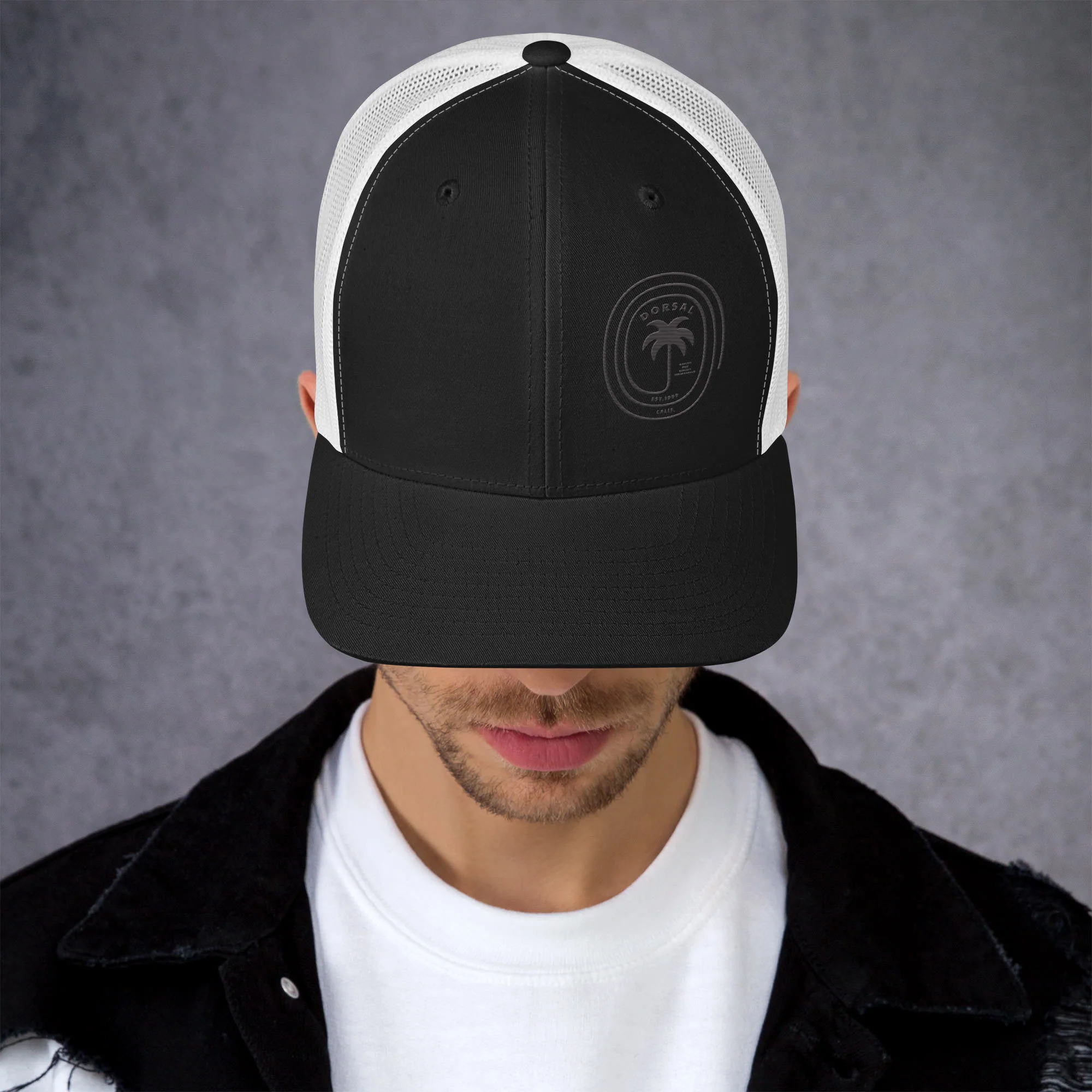 DORSAL Palm Tree Trucker Cap