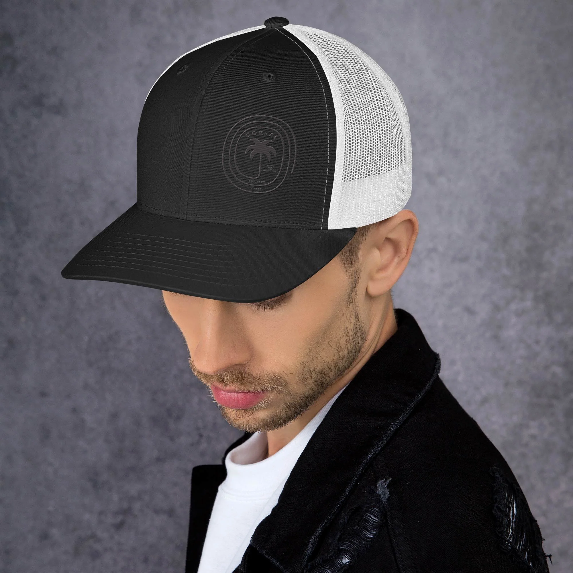 DORSAL Palm Tree Trucker Cap - Image 3